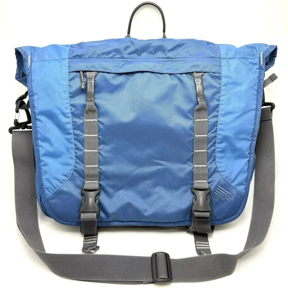Kelty Treble Crossbody Messenger Bag Expandable Travel Organizer Blue Outdoor
